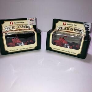 (2) Matchbox Heritage Series No.8 Australia Post Collector Motorcycle P.M.G. NEW